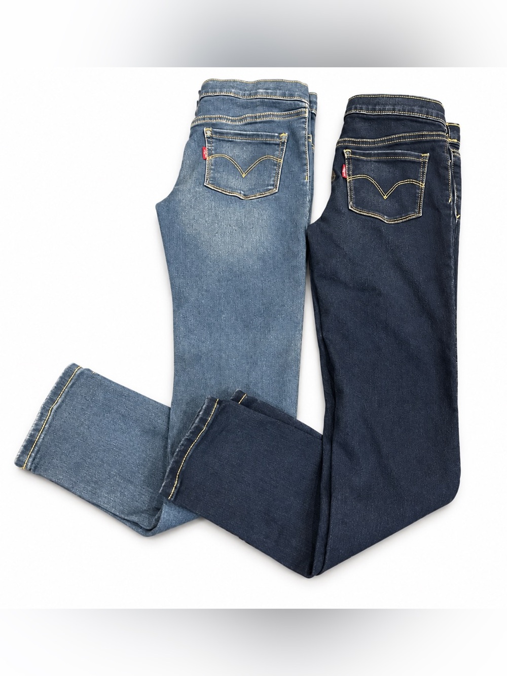 Levi’s Girls Size 10 Reg Pull-On Jeggings 2-Pair Lot